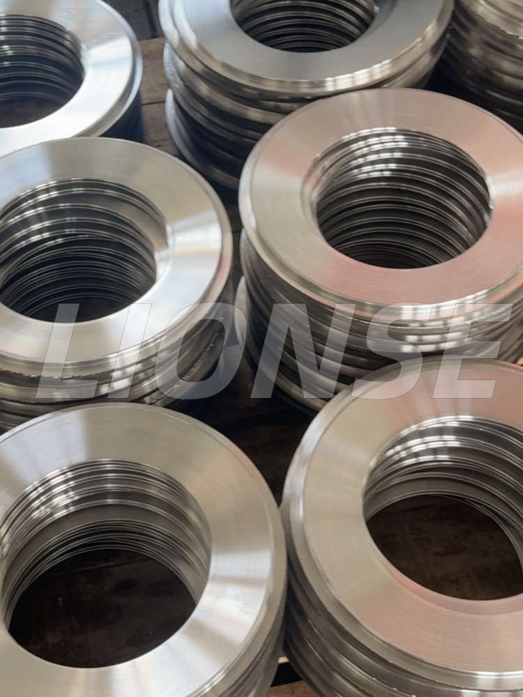 CNC Machined Solid Stainless Steel Gasket ແປນ